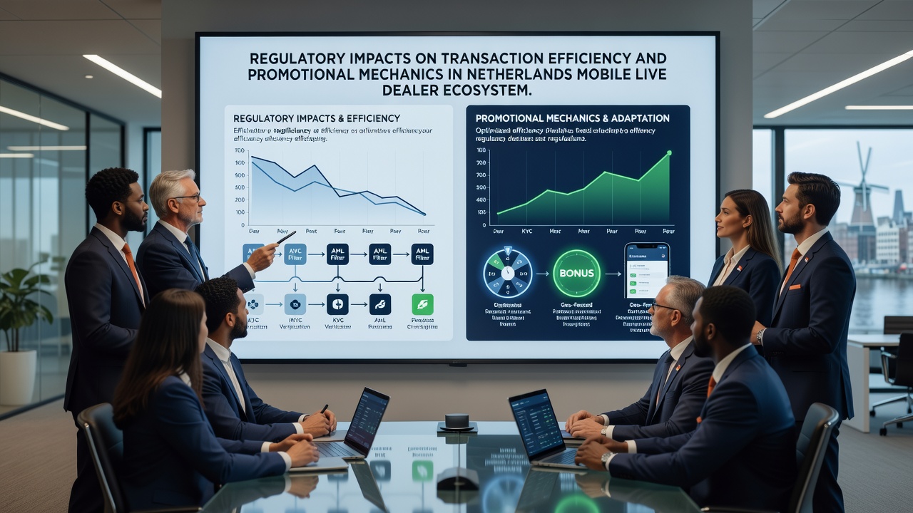 Mobiele live dealer interface met focus op transacties en promoties